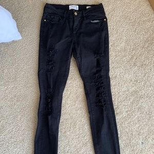 Black Frame Le Skinny De Jeanne
